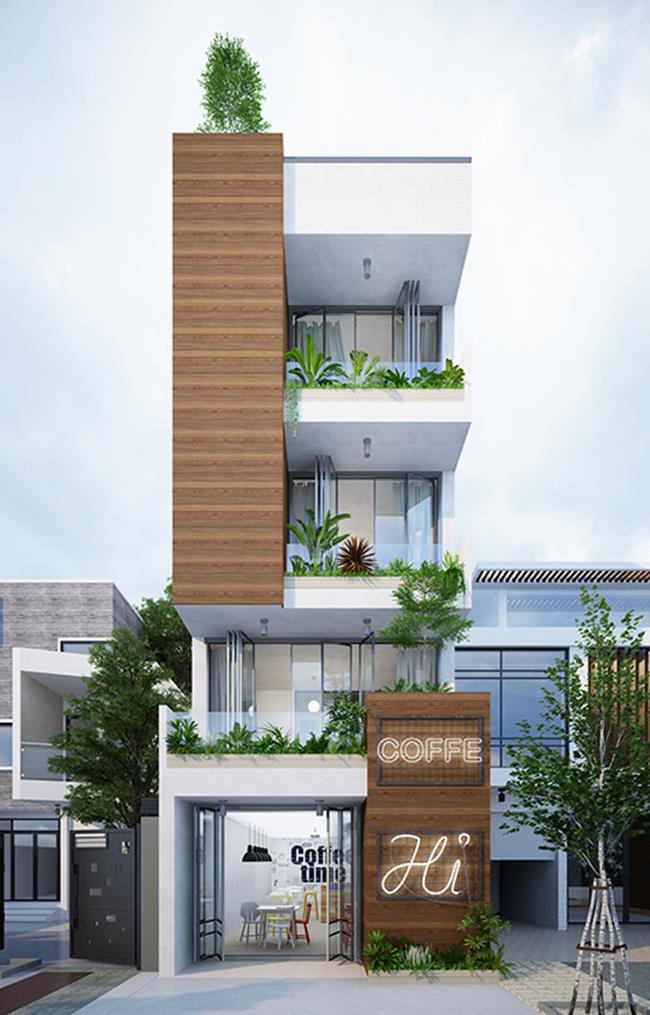 Cải tạo sửa chữa nhà 3 tầng cũ đẹp với không gian xanh