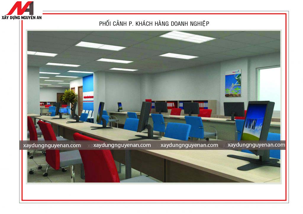 Thi công cải tạo ngân hàng viettinbank