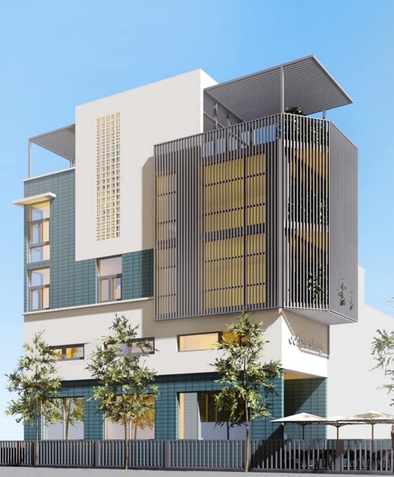 Nhà văn phòng lô góc , một mẫu nhà ống đẹp