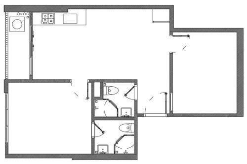 Thiết kế cải tạo lại nhà chung cư cũ đẹp mà rẻ