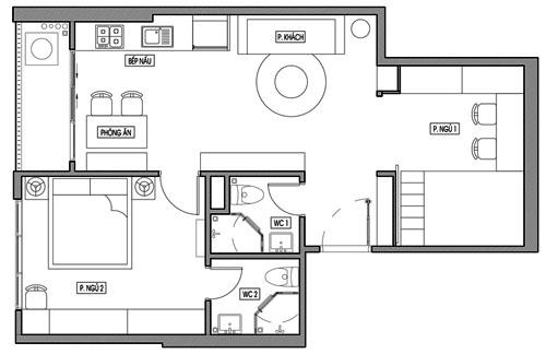 Thiết kế cải tạo lại nhà chung cư cũ đẹp mà rẻ