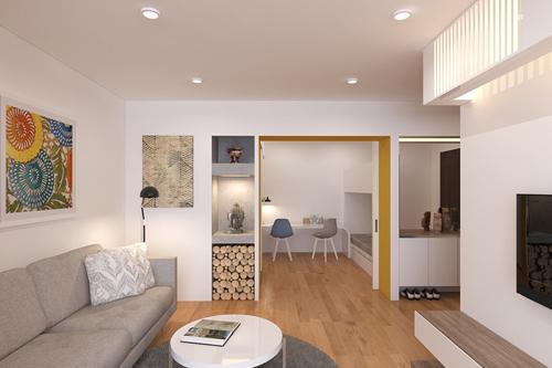 Thiết kế cải tạo lại nhà chung cư cũ đẹp mà rẻ