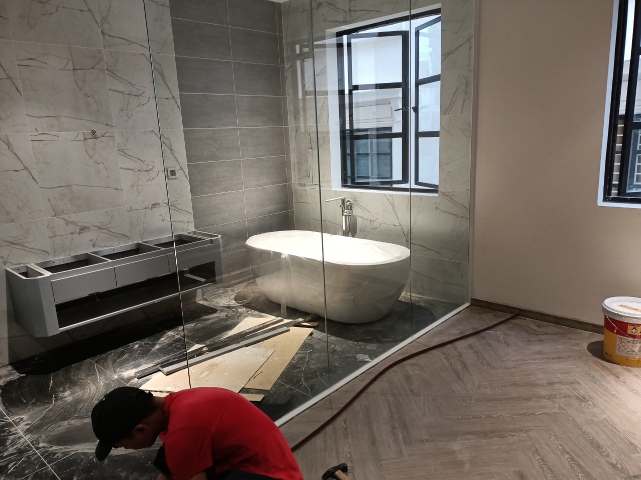 Thi công cầu thang