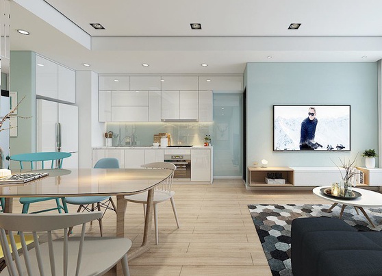 Sửa nhà chung cư trở nên xinh đẹp bất ngờ