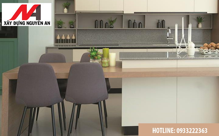 Có thể thiết kế bếp có đảo bếp để tiết kiệm diện tích và thể hiện sự đẳng cấp Có thể thiết kế bếp có đảo bếp để tiết kiệm diện tích và thể hiện sự đẳng cấp