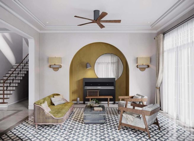 x Phong cách thiết kế nội thất Indochine - Hình 2