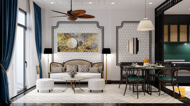 x Phong cách thiết kế nội thất Indochine - Hình 3